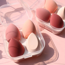 Lade das Bild in den Galerie-Viewer, 4pcs Kosmetik box mit 4 Beauty Blender
