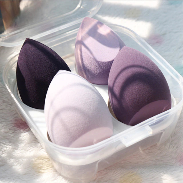 4pcs Kosmetik box mit 4 Beauty Blender