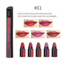 Lade das Bild in den Galerie-Viewer, 5 in 1 Matte Lippenstift
